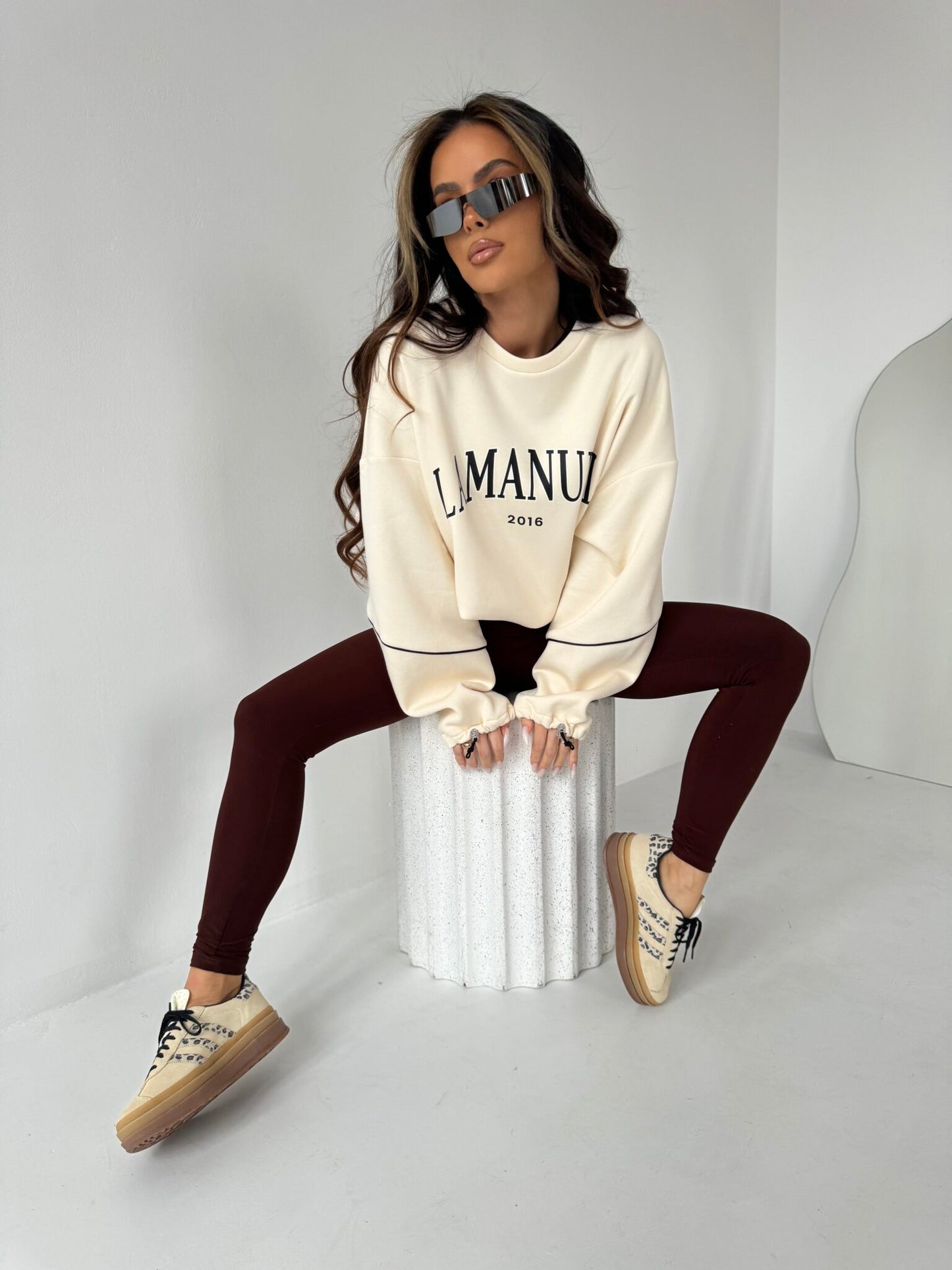 Damen Sweatshirt oversize MODERN LA MANUEL KOKOS