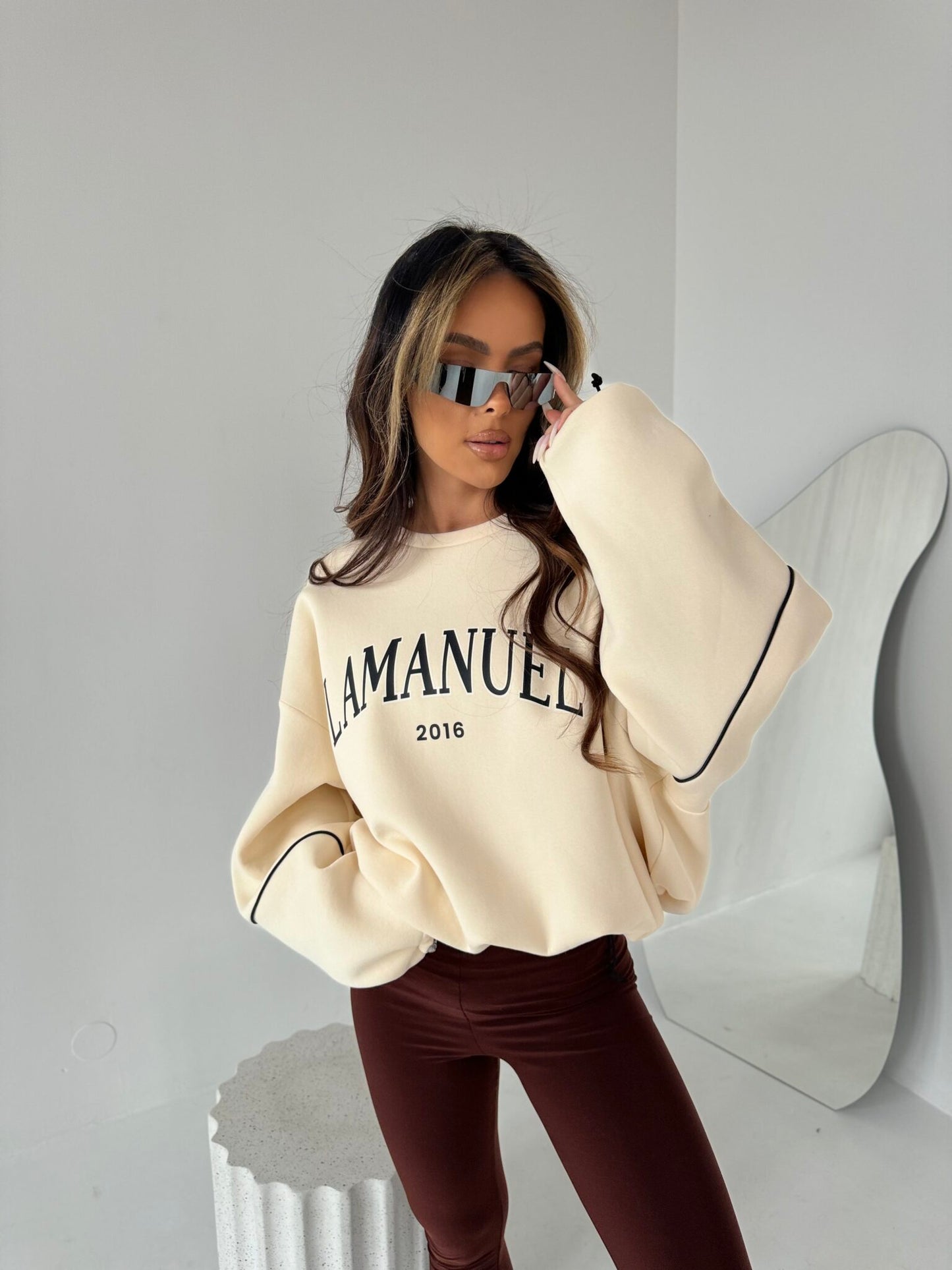 Damen Sweatshirt oversize MODERN LA MANUEL KOKOS