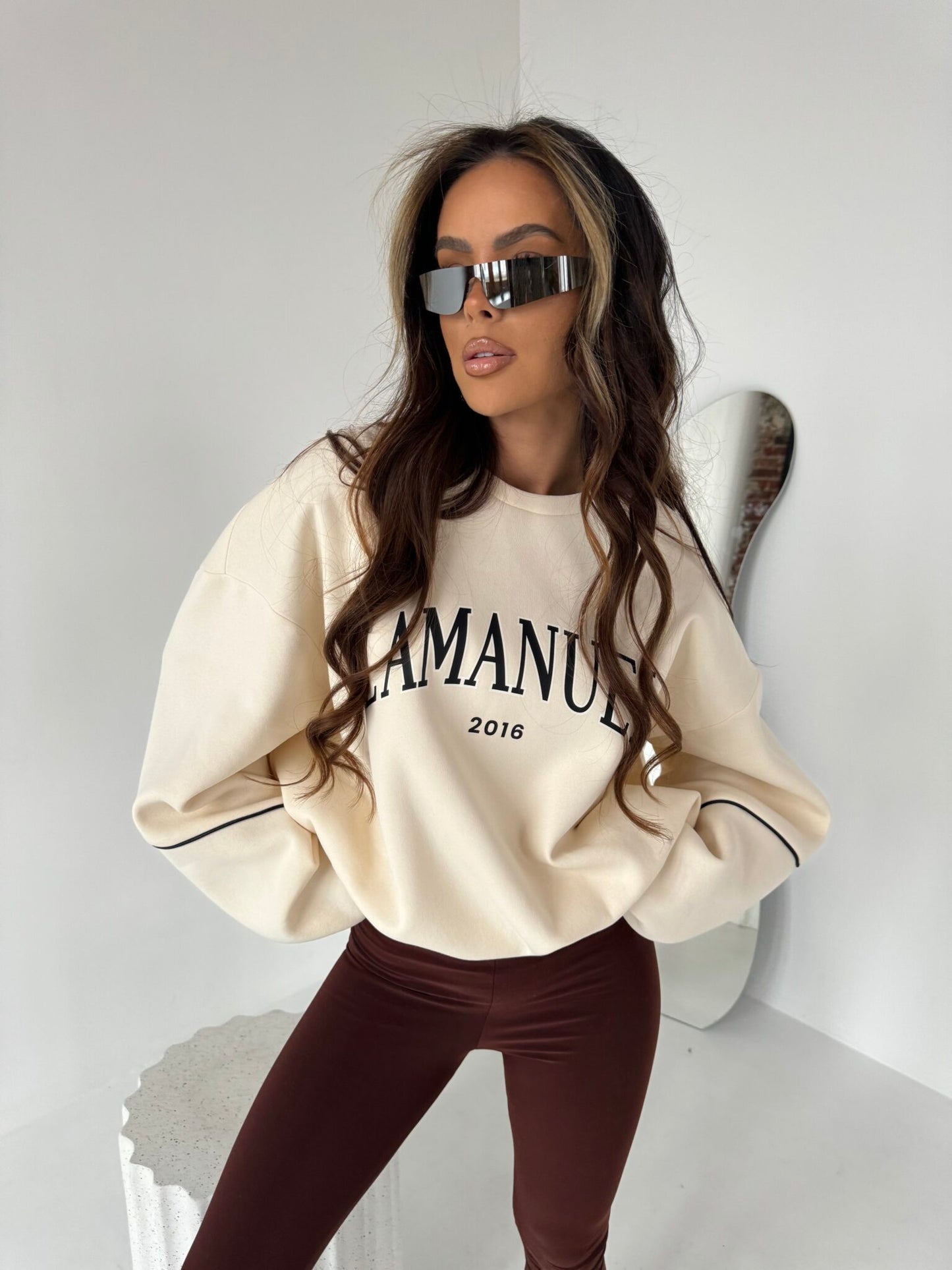 Damen Sweatshirt oversize MODERN LA MANUEL KOKOS