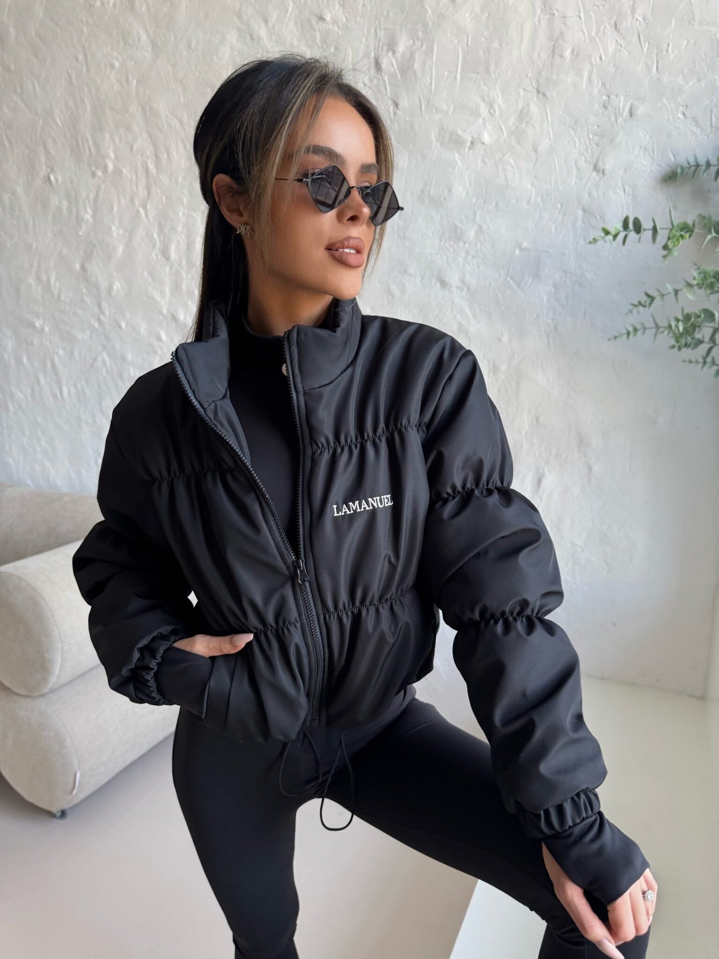 Damen Übergangsjacke La Manuel TEASER Schwarz One Size