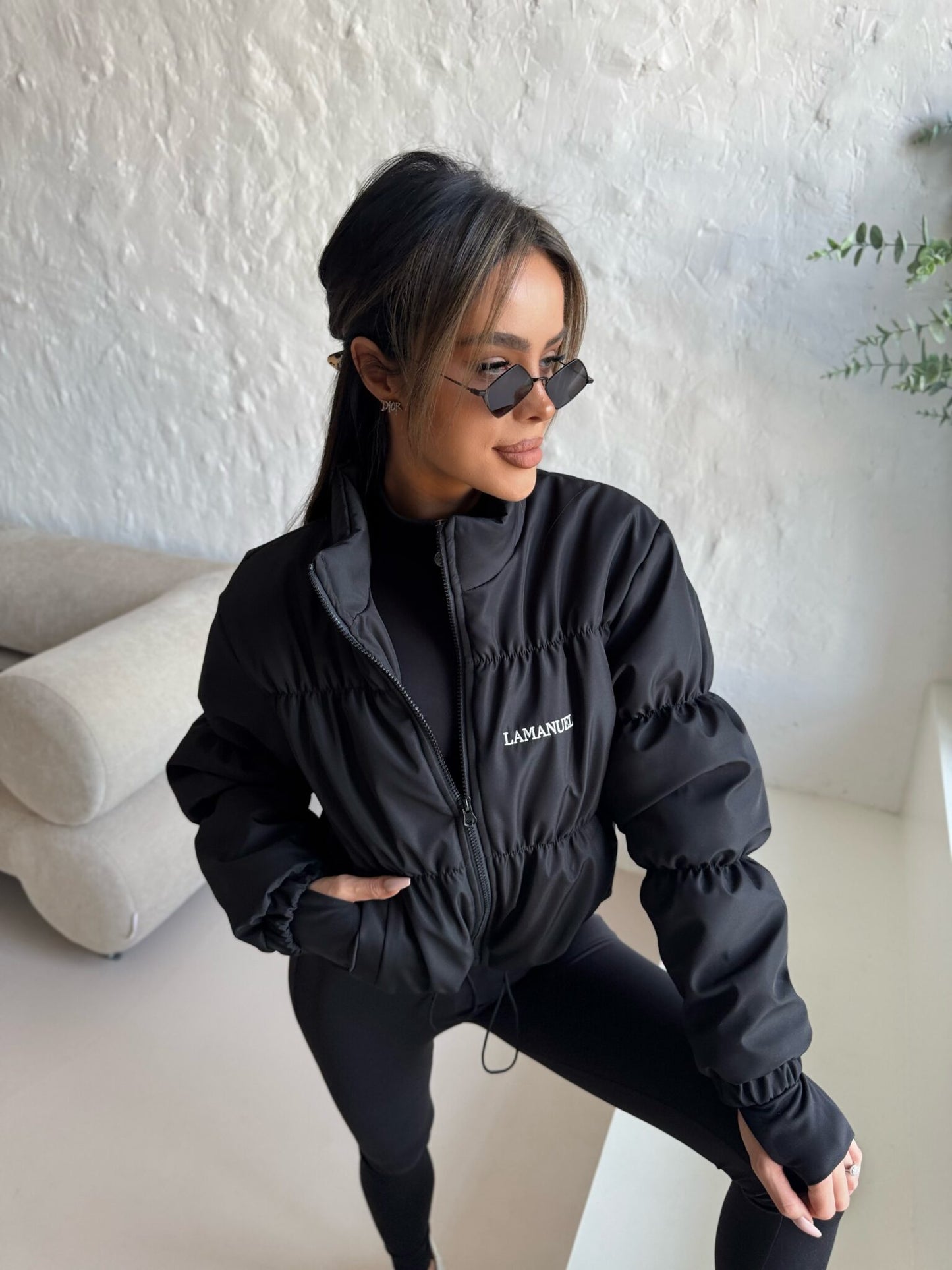 Damen Übergangsjacke La Manuel TEASER Schwarz One Size
