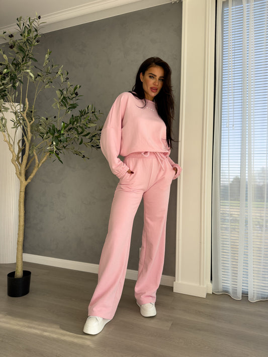 Damenset Sportanzug Damen Zweiteiler SYDNEY rosa
