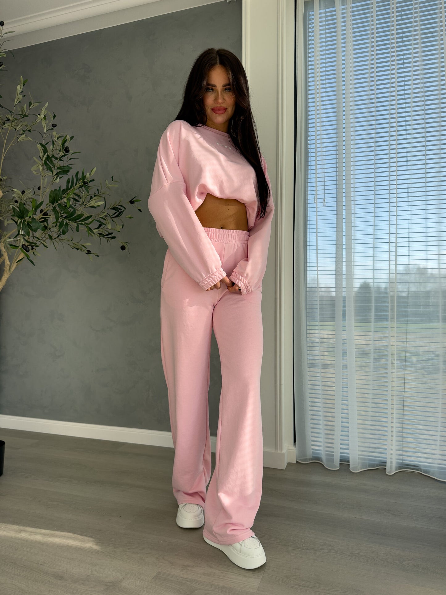 Damenset Sportanzug Damen Zweiteiler SYDNEY rosa