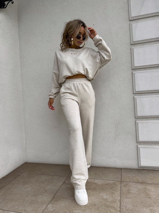 Damenset Sportanzug Damen Zweiteiler SYDNEY Grau