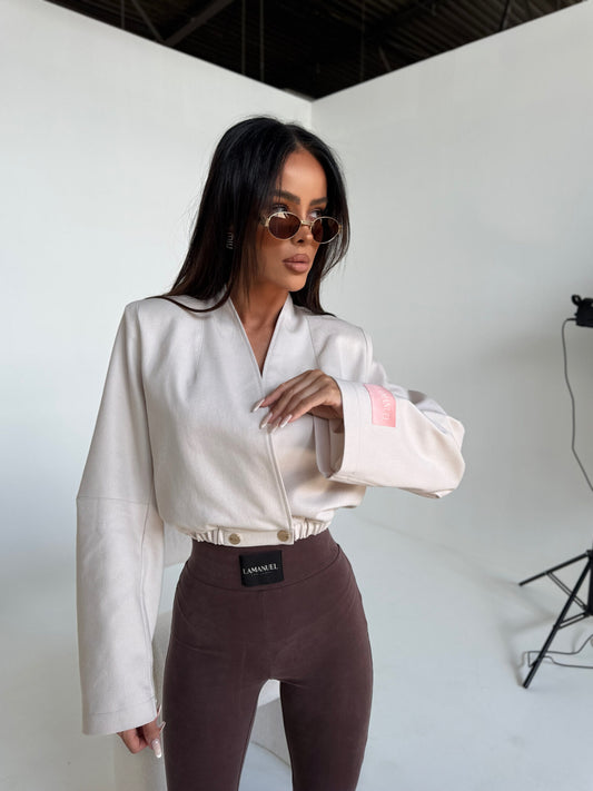 Jacke BIG DEAL beige