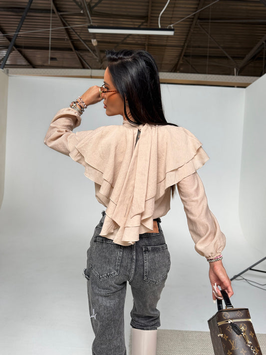 DAMENBLUSE QUEEN beige