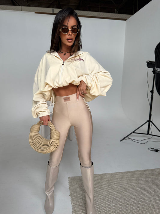 LEGGINGS FAMOUS beige