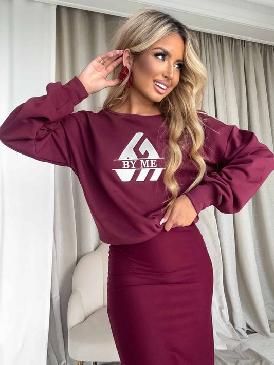 Sweatshirt LUXIT – Bordeaux