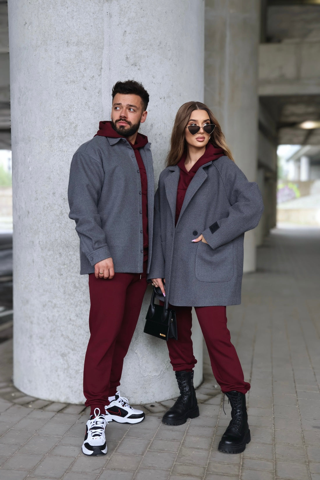 Herrenhemd  BG COAT | GRAU