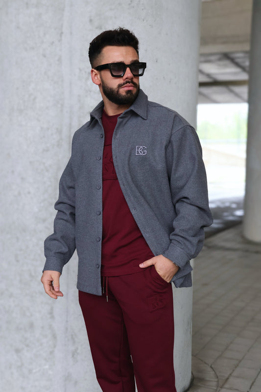 Herrenhemd  BG COAT | GRAU