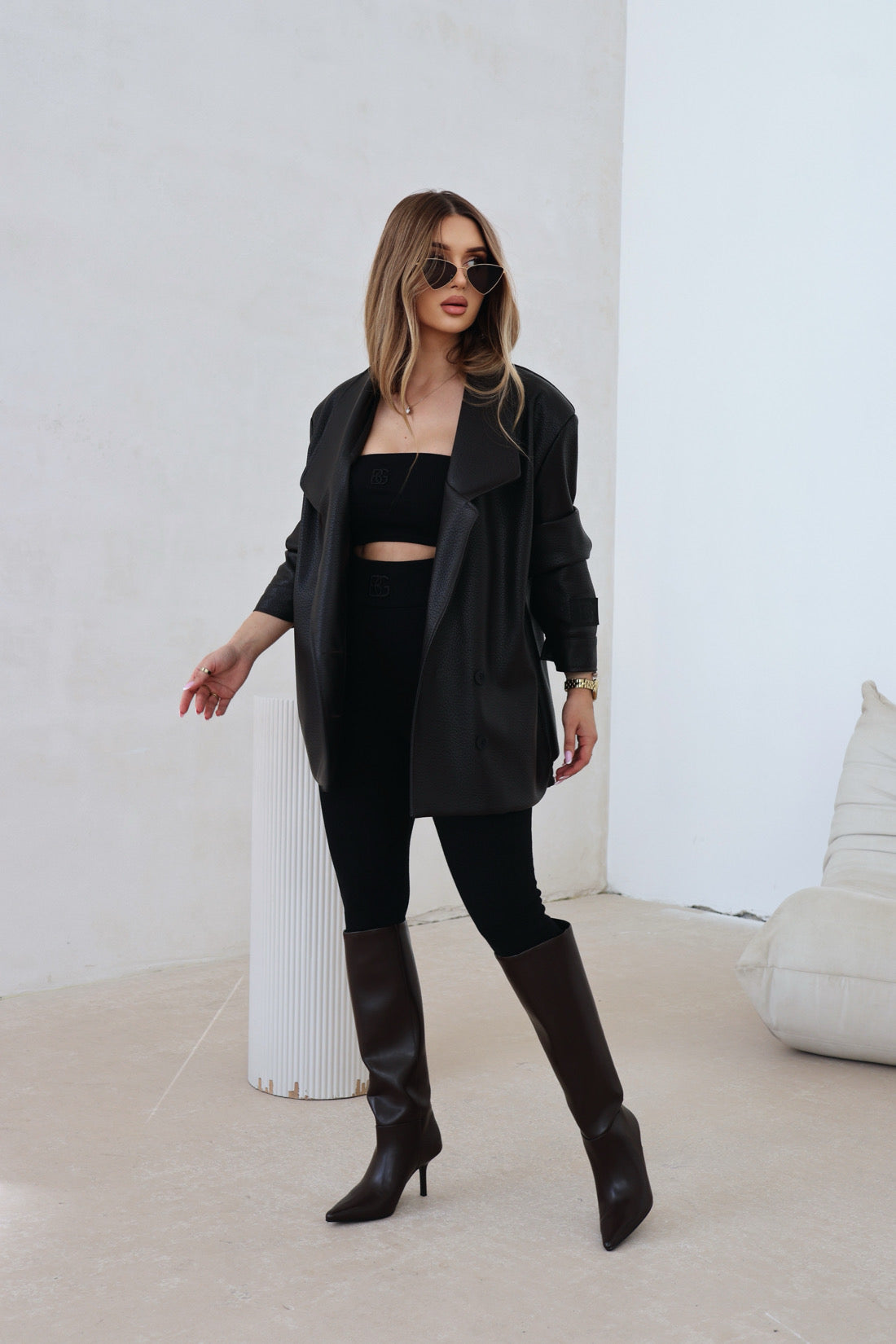 BLAZER BG VOILA | SCHOKOBRAUN