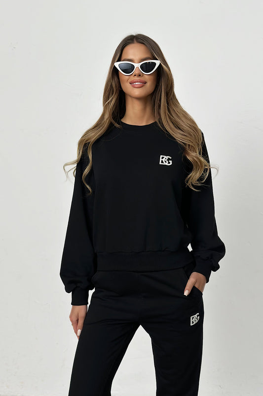 Sweatshirt Damen BRANDENBURG COUTURE BASIC | schwarz