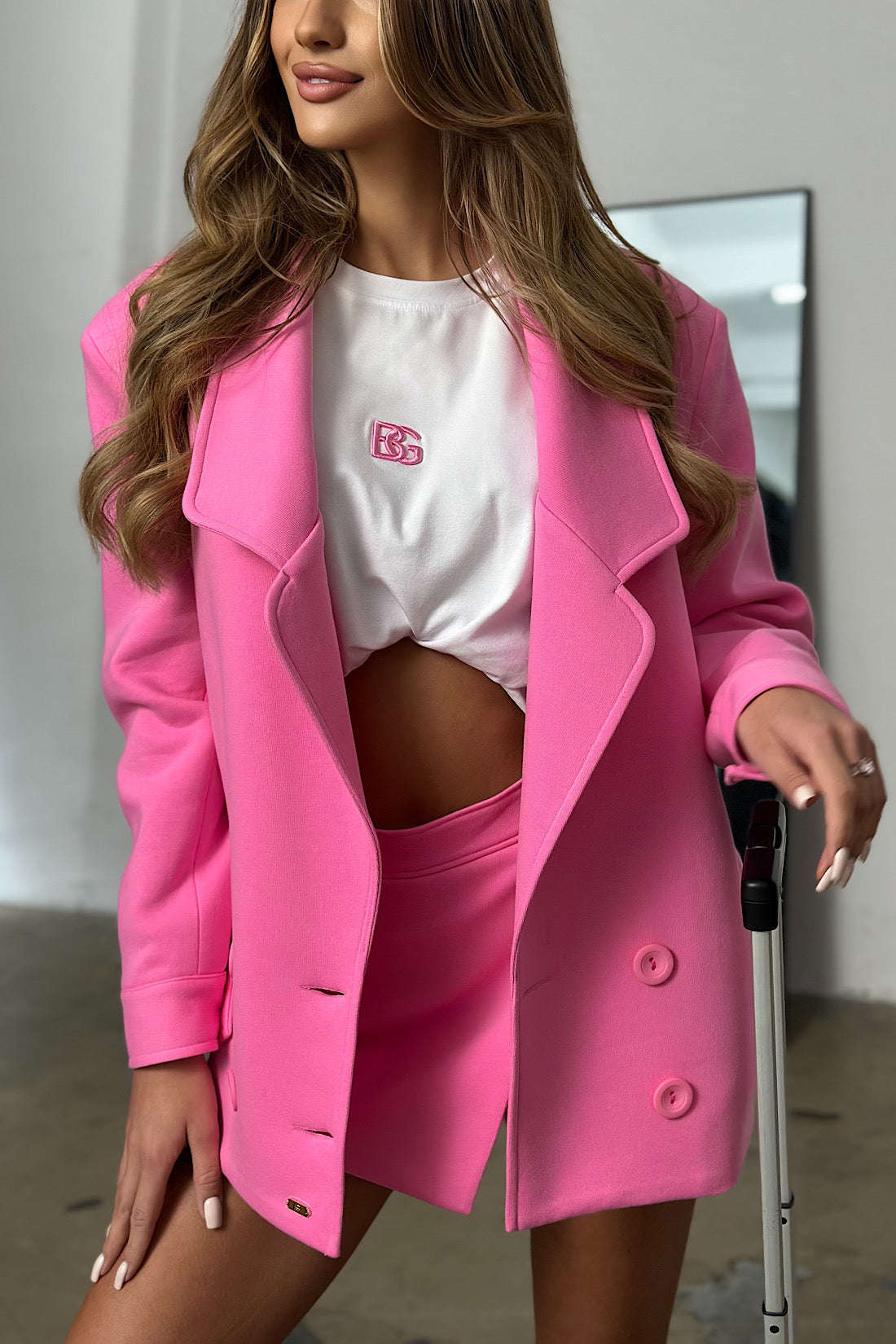 DAMENMANTEL VOODOO BRANDENBURG COUTURE | PINK