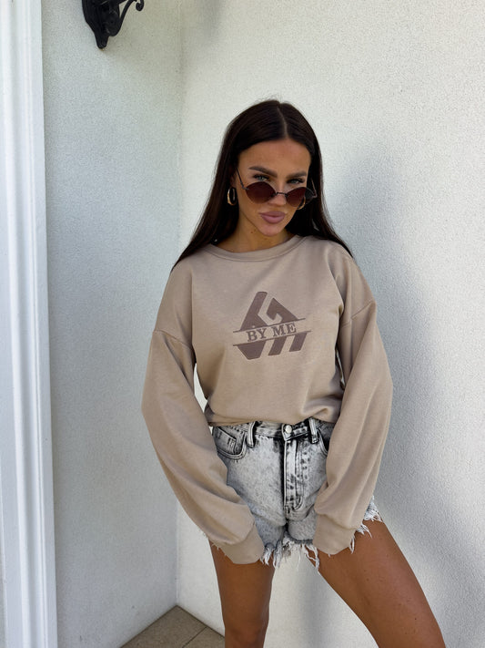 Sweatshirt LUXIT – beige