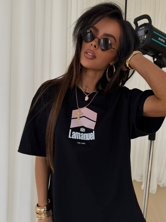 T- Shirt Smoked La Manuel schwarz