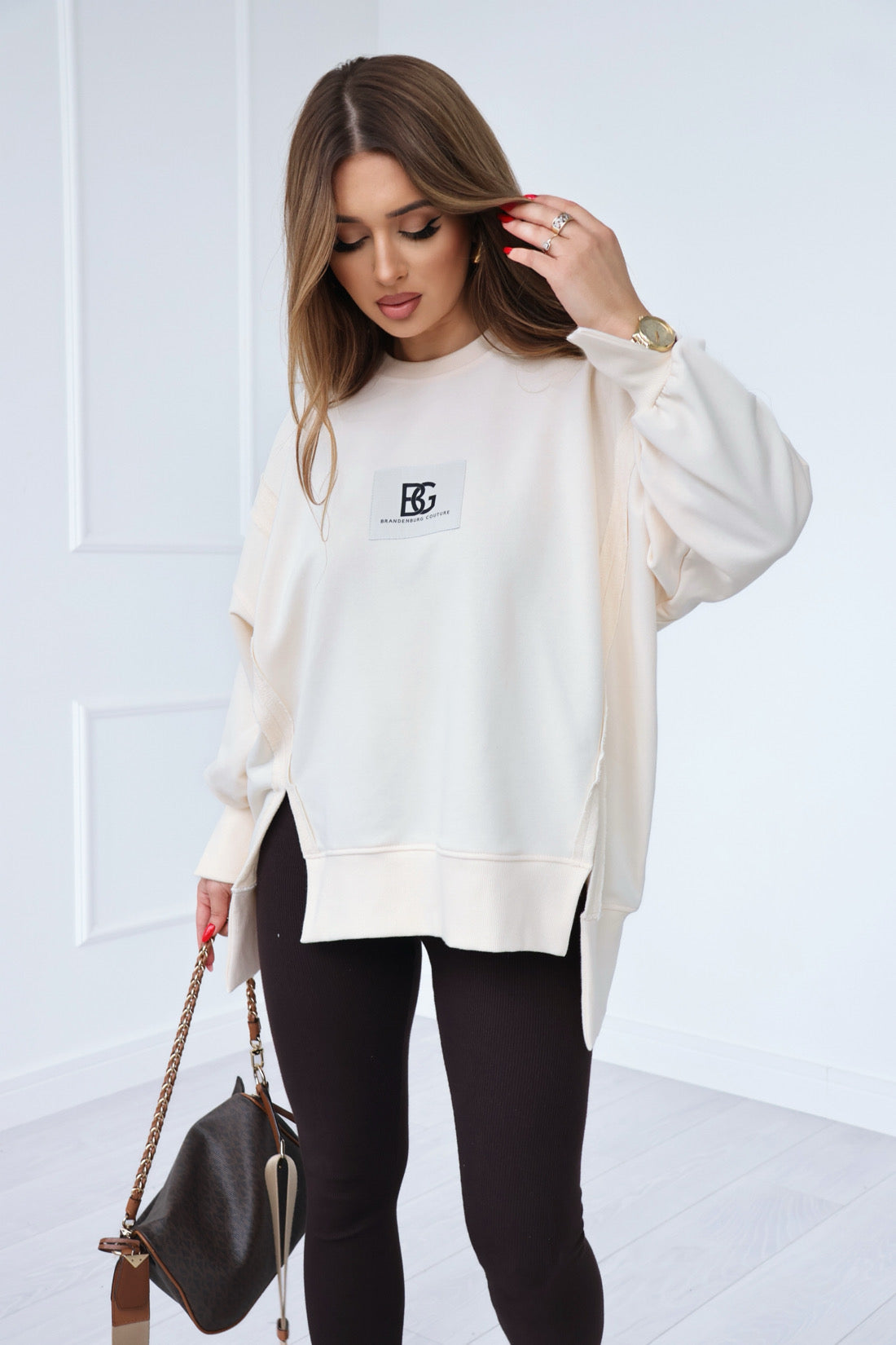 SWEATSHIRT BG KATE | VANILLE