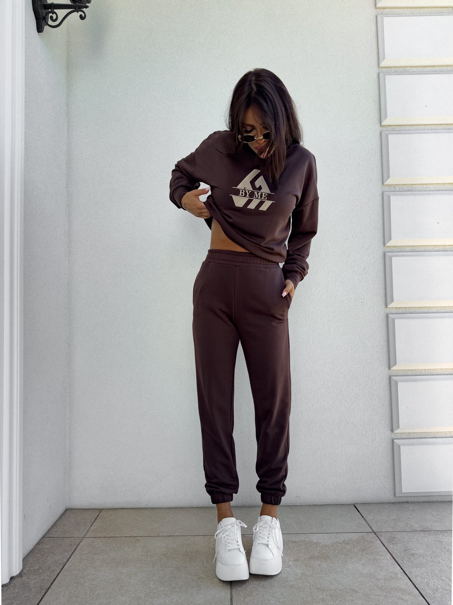 Sweatshirt LUXIT – Schoko