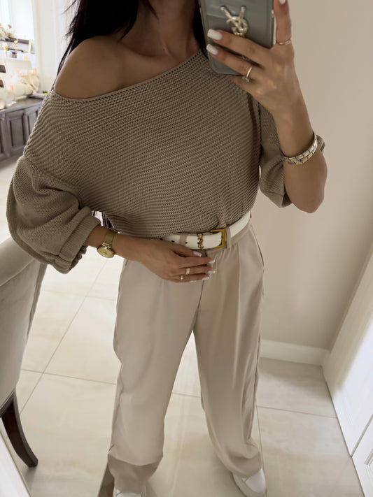 PULLOVER BONITO – beige