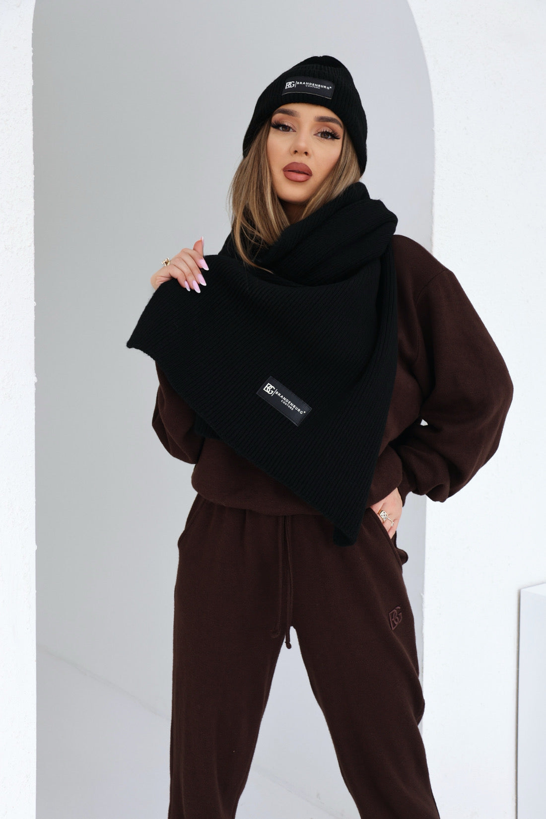 Schal BG BEAR | schwarz