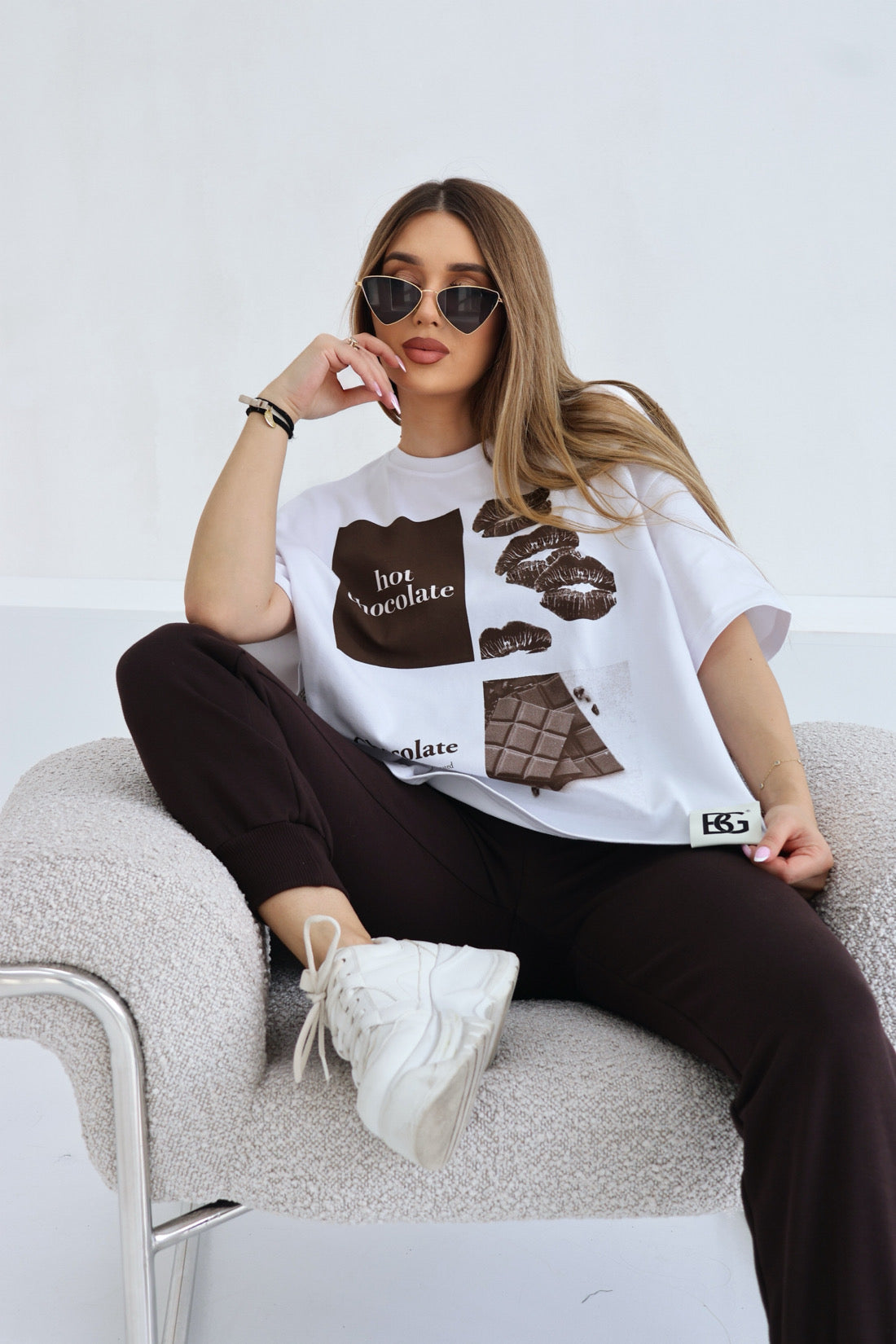 T-SHIRT  BG CHOCO | WEIẞ