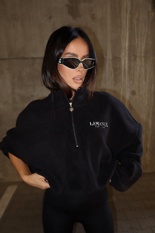 Sweatshirt WARM UP schwarz