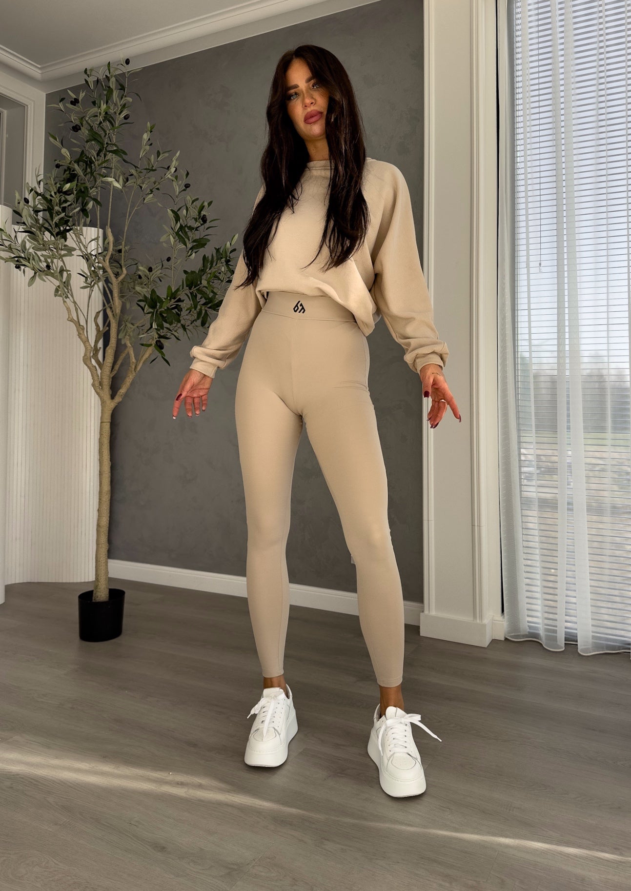 Leggings GYM - hellbeige