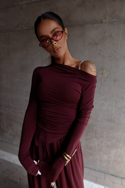 Top HUGGIE bordeaux