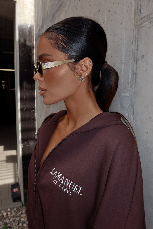 Sweatshirt BASIC braun