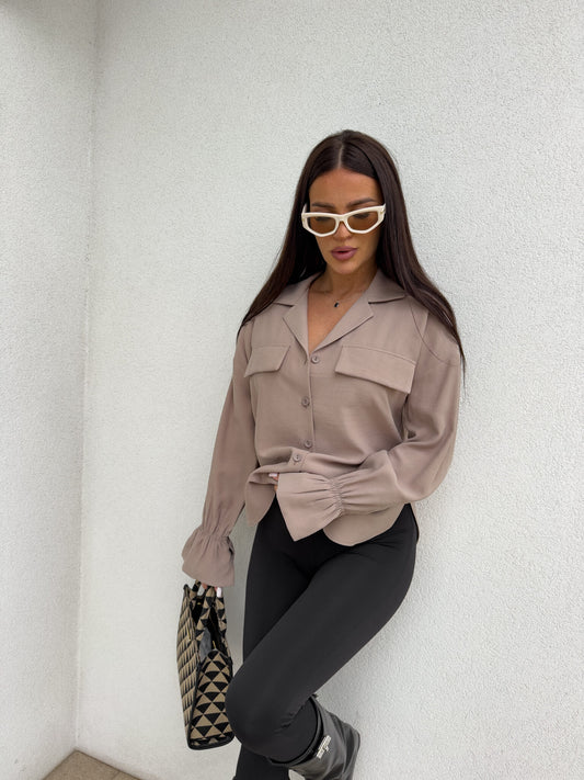 Damenhemd KEILA - beige