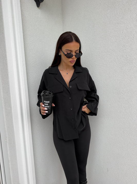 Damenhemd  KEILA - Schwarz