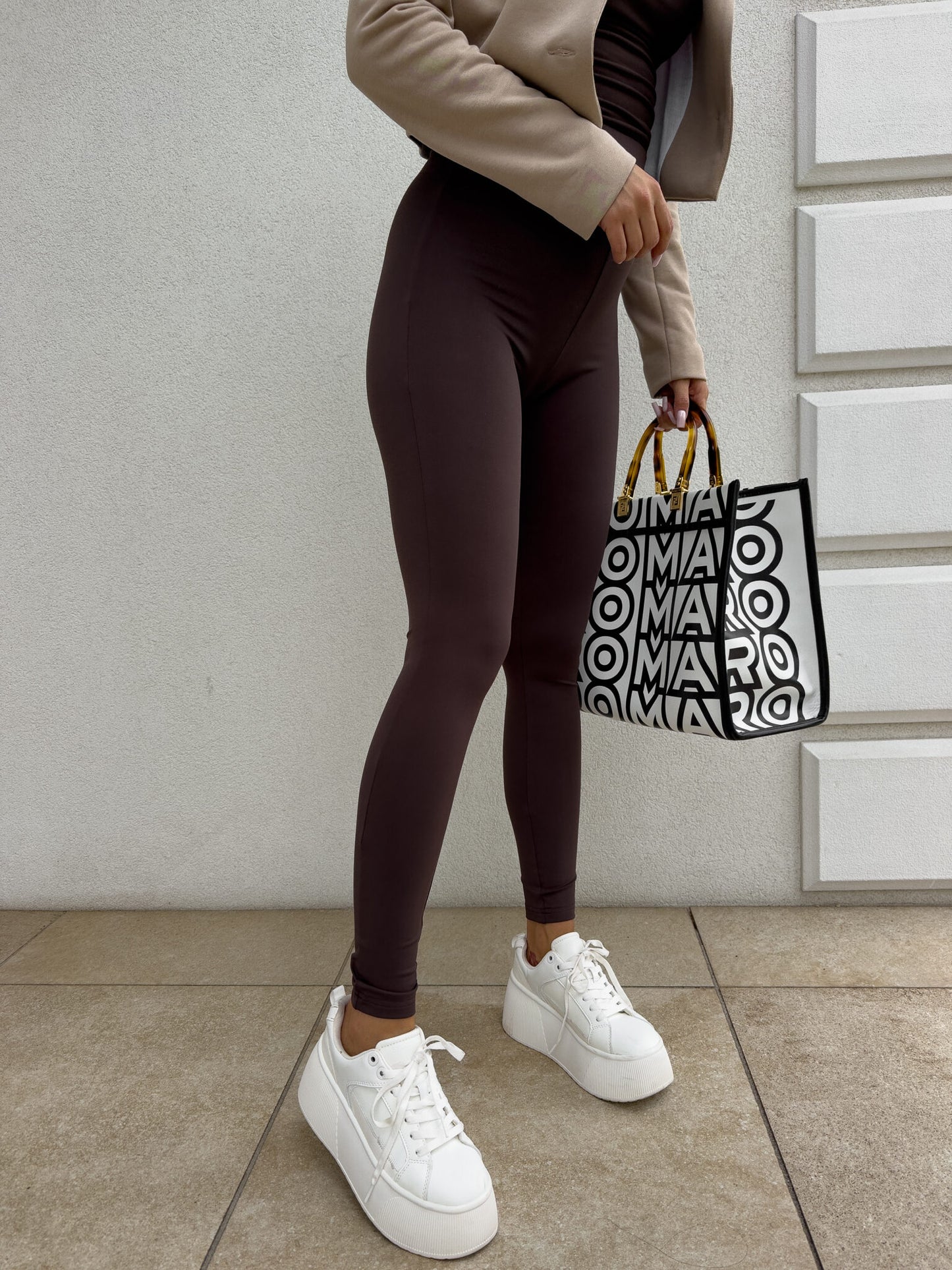 Leggings GYM - Schoko
