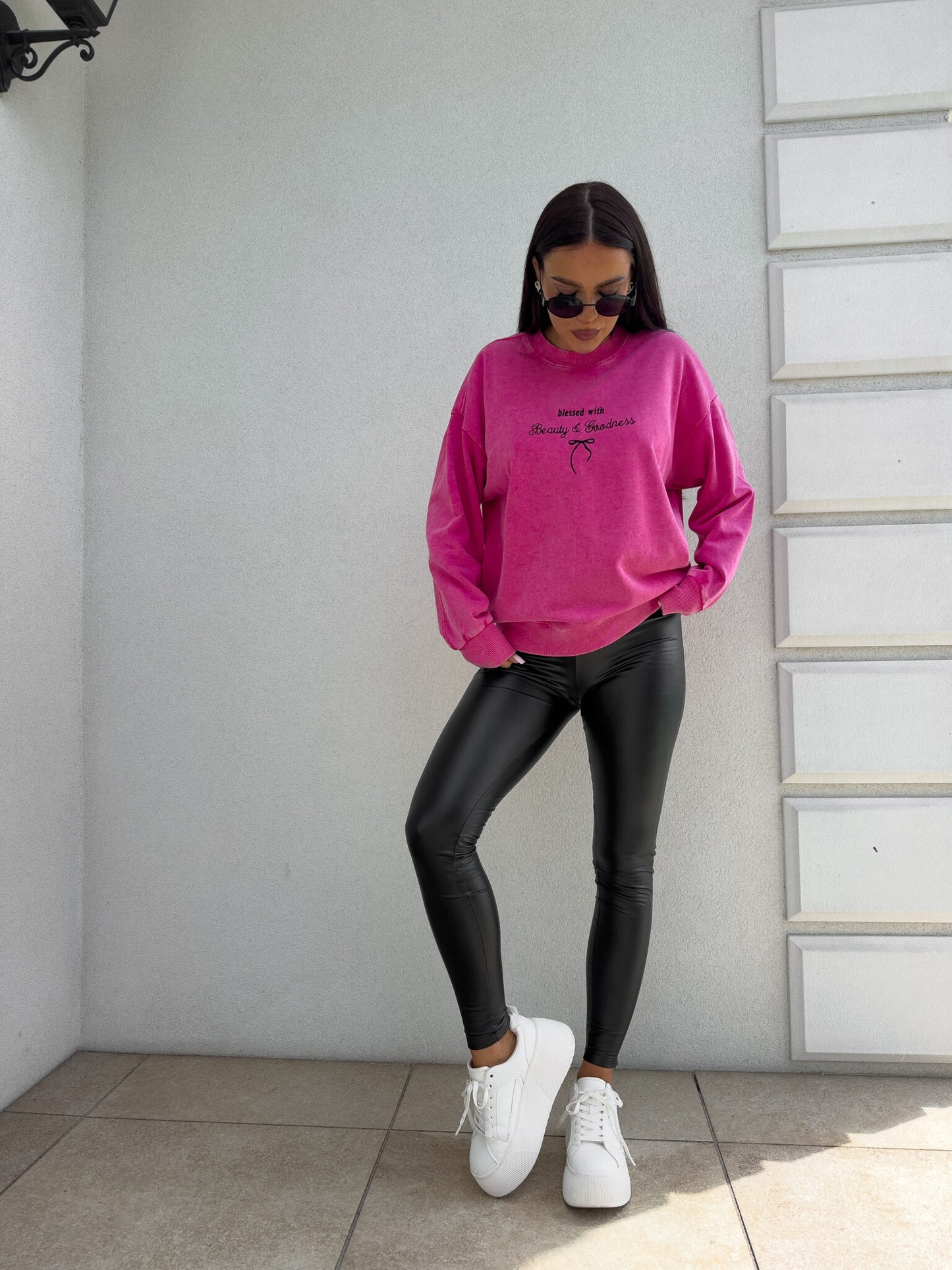 Sweatshirt GOODNESS - Pink