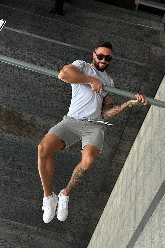 HERRENSHORTS BG FRESH | GRAU