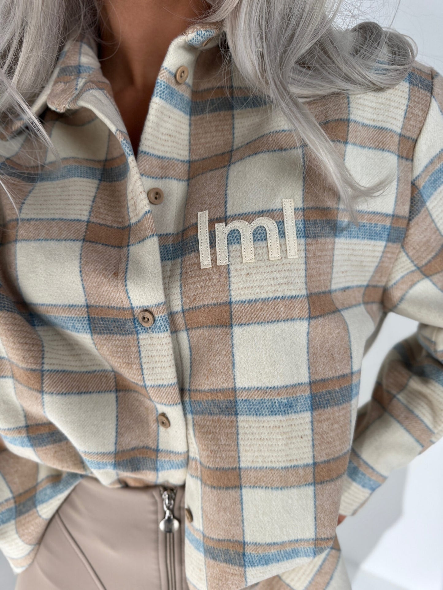 Damenbluse ICEBERG La Manuel beige