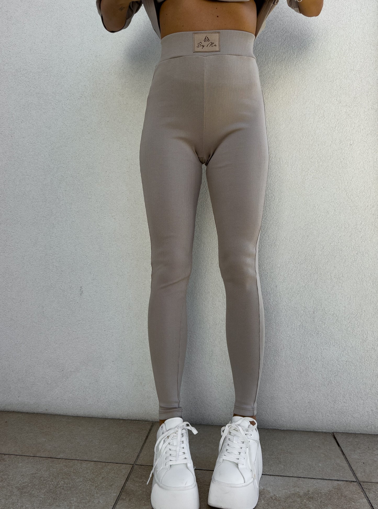 Leggings COTTON - taupe