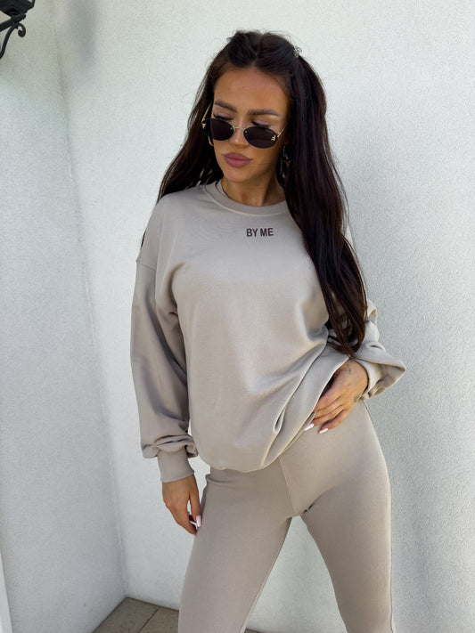 Sweatshirt COTTON - taupe
