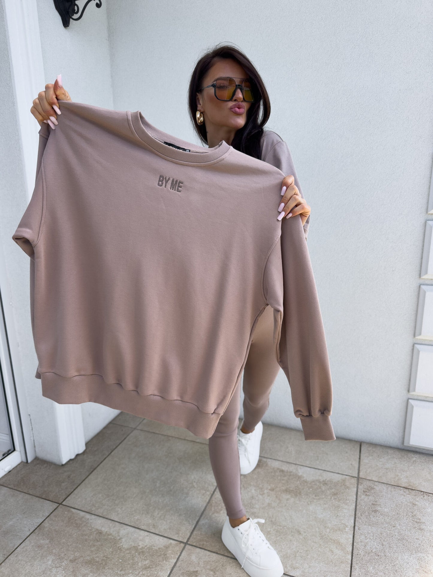 Sweatshirt COTTON - mokka