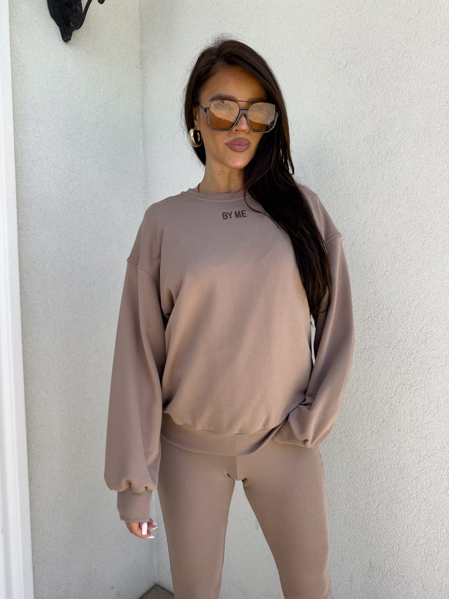Sweatshirt COTTON - mokka