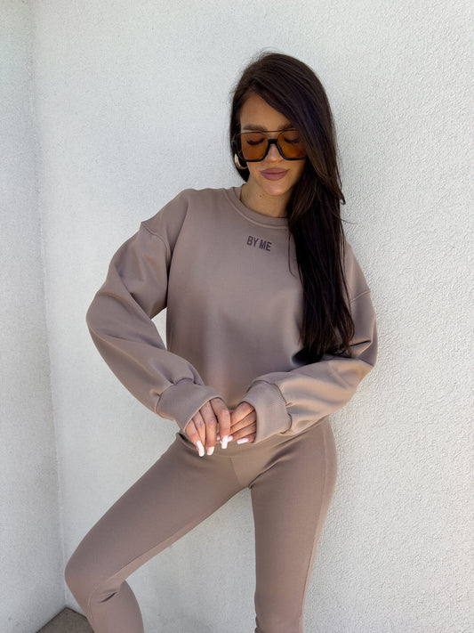 Sweatshirt COTTON - mokka