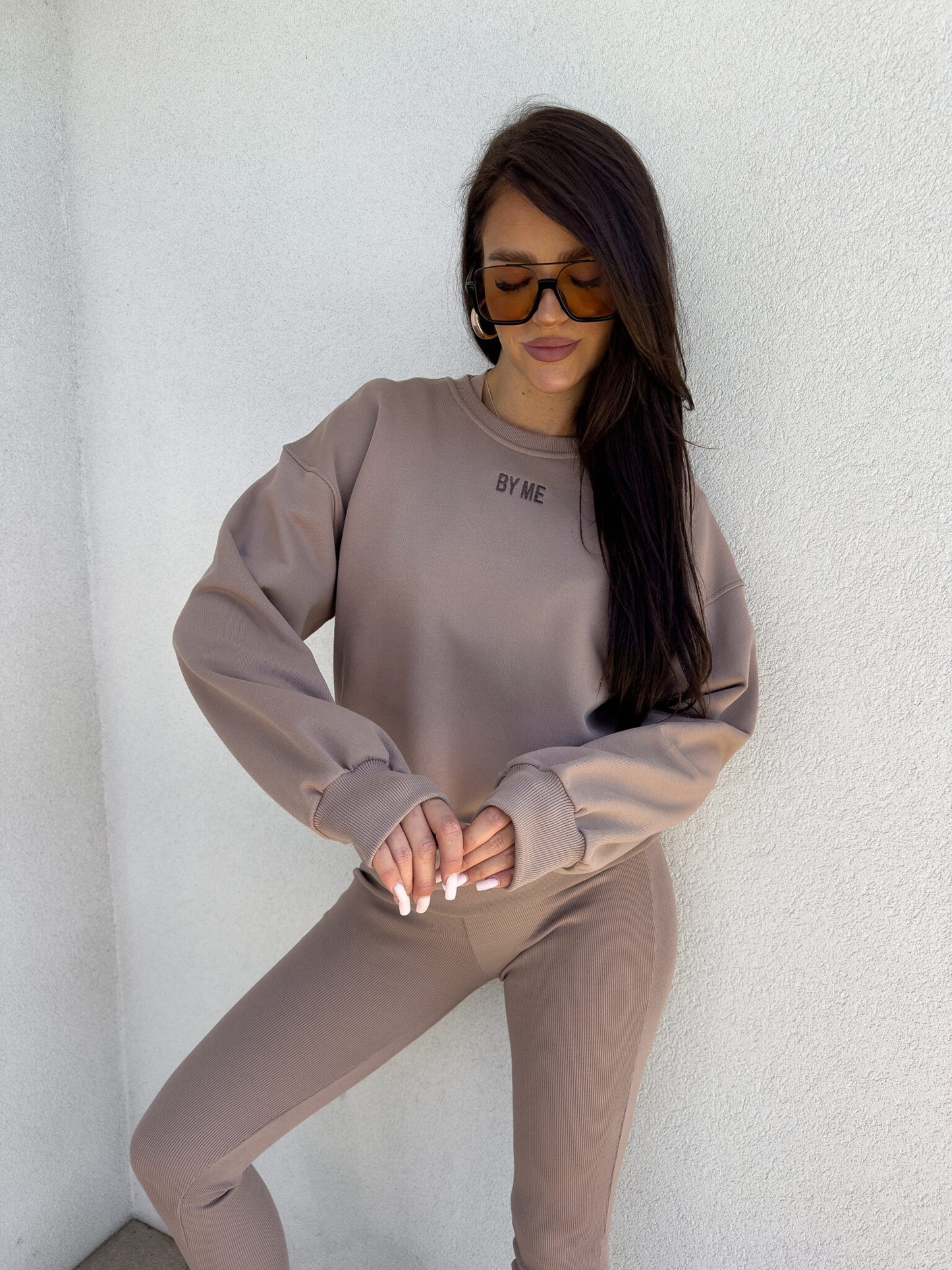 Sweatshirt COTTON - mokka
