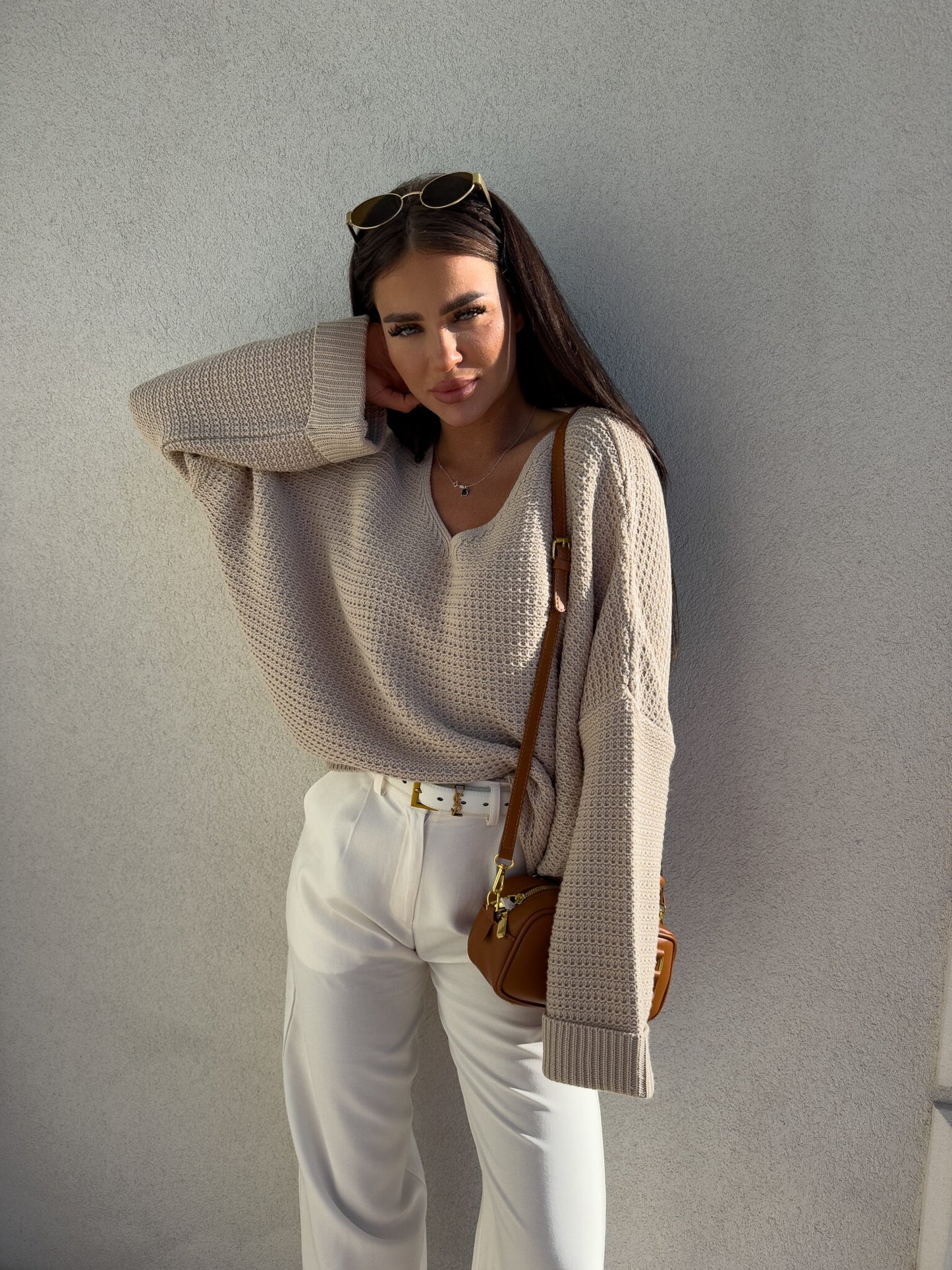 Pullover OLENA - beige
