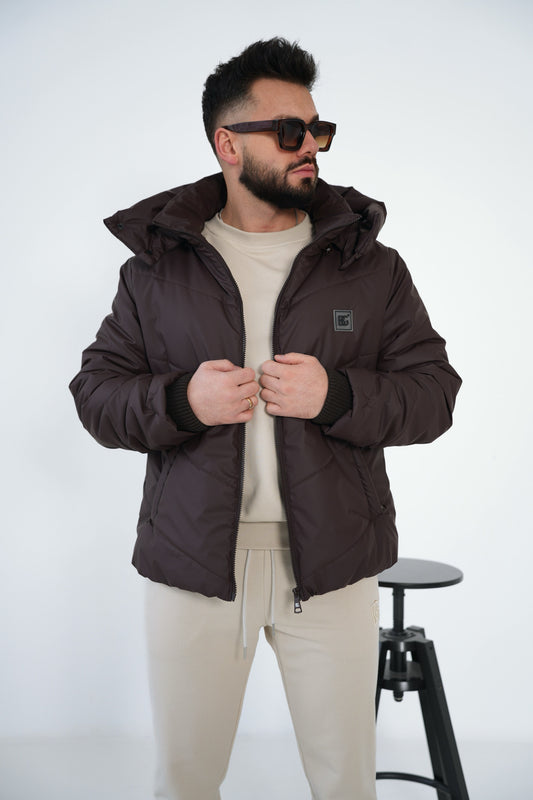 HERRENJACKE BG WINTER | BITTERSCHOKOLADE