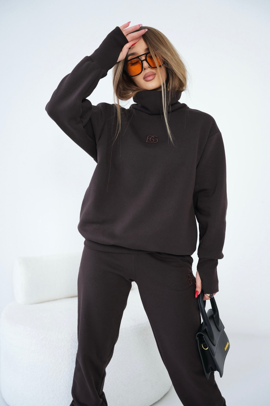 SWEATSHIRT BG SAY YES | BITTERSCHOKOLADE