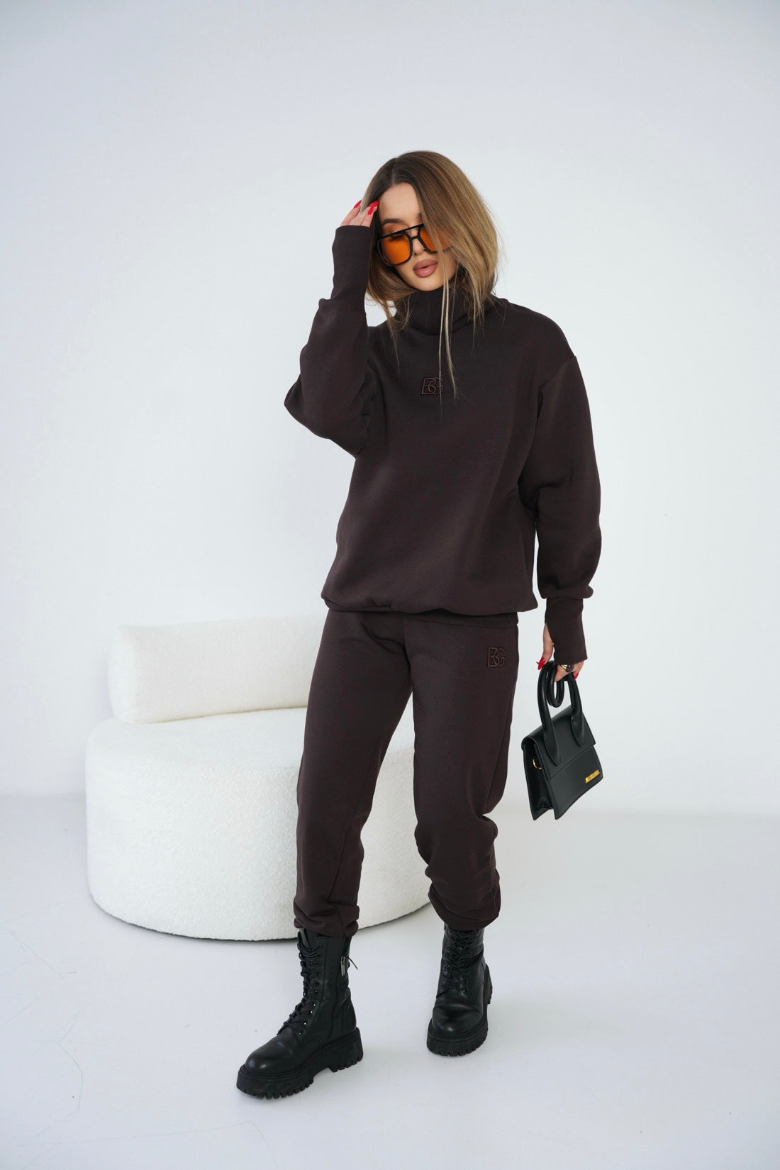 SWEATSHIRT BG SAY YES | BITTERSCHOKOLADE