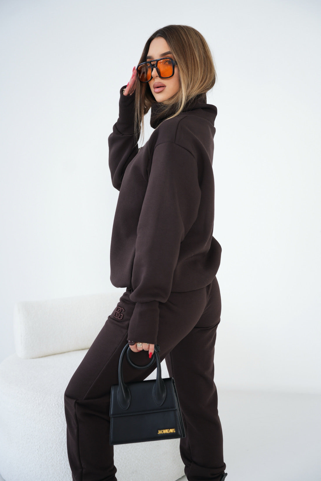 SWEATSHIRT BG SAY YES | BITTERSCHOKOLADE