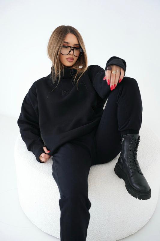 SWEATSHIRT BG SAY YES | SCHWARZ