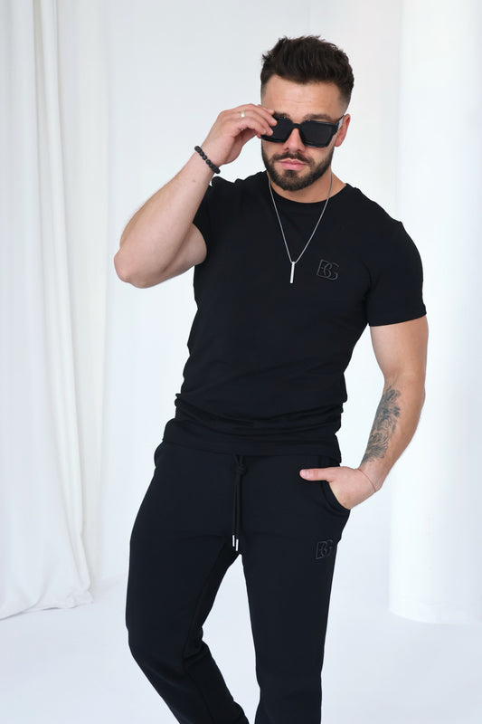 T-SHIRT HERREN BG BOND | SCHWARZ