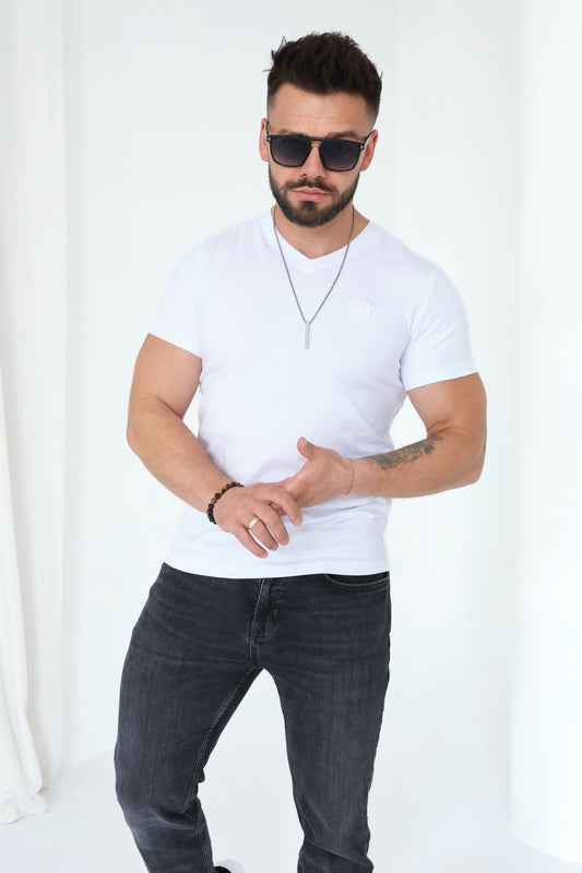 T-SHIRT HERREN BG VOLTA | WEIẞ
