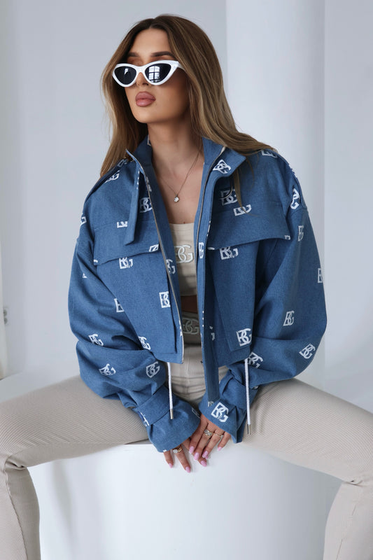 JEANSJACKE  BG POPCORN | BLAU