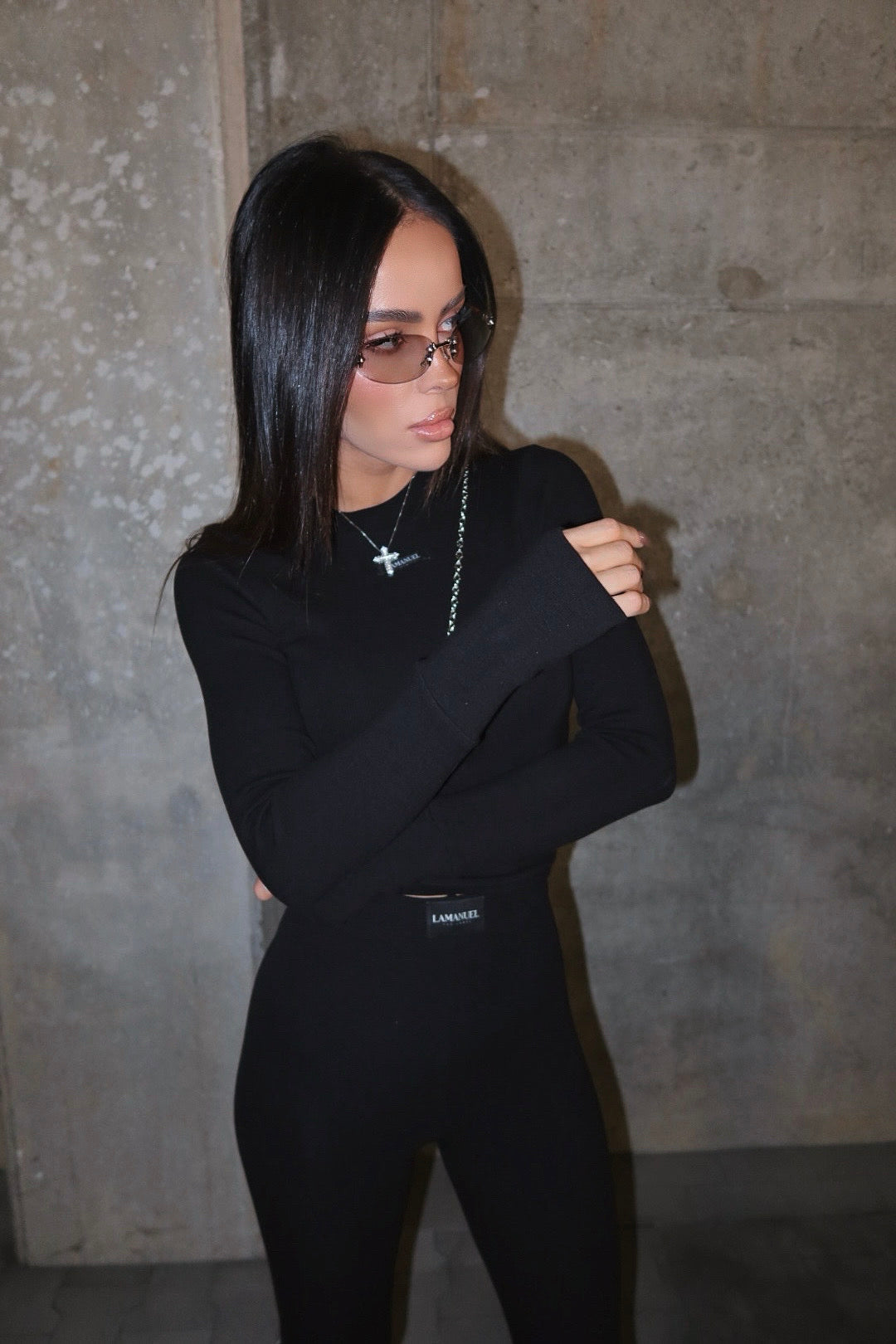 Leggings FLOW La Manuel schwarz